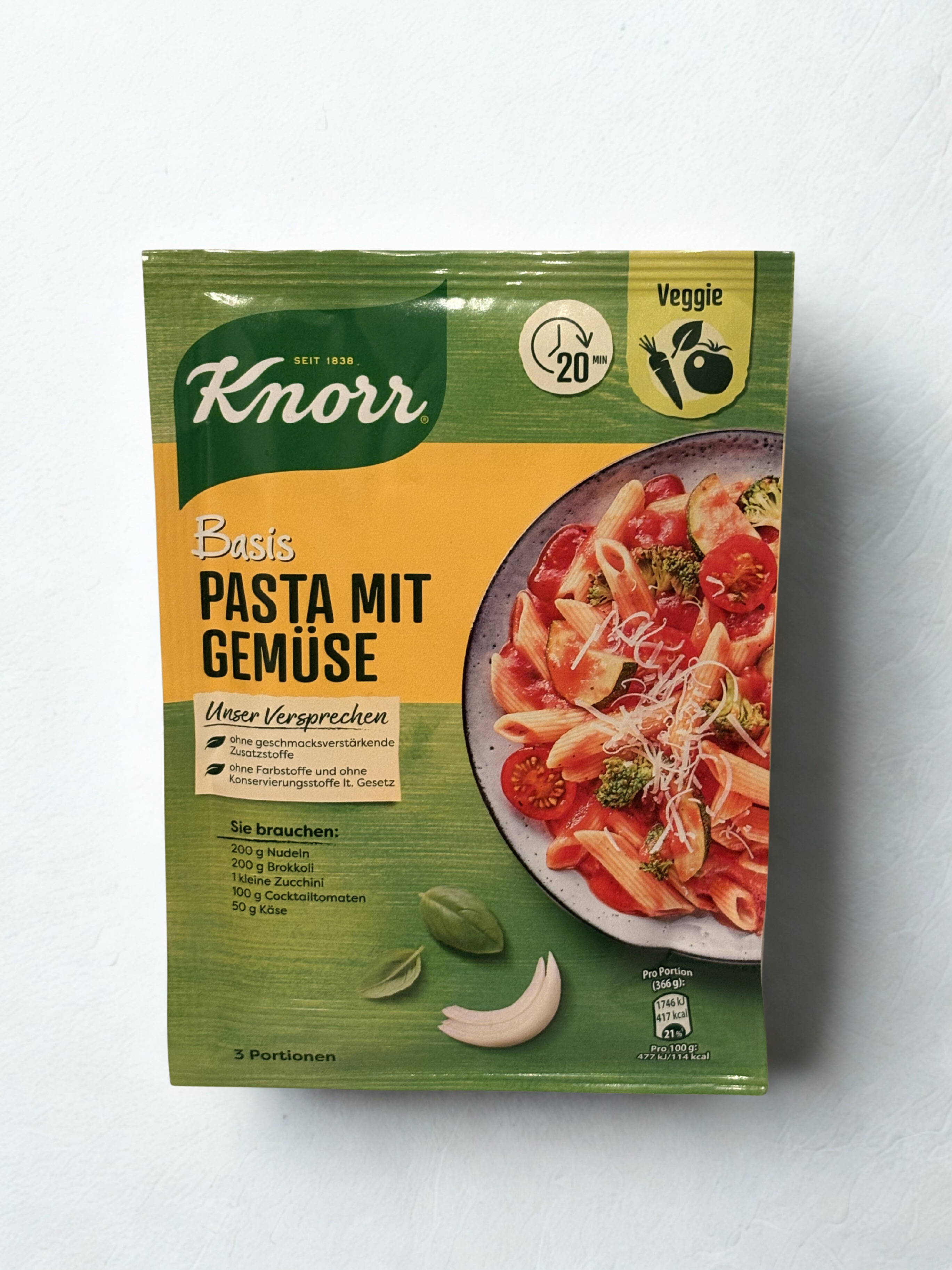 Knorr Pasta mit Gemüse