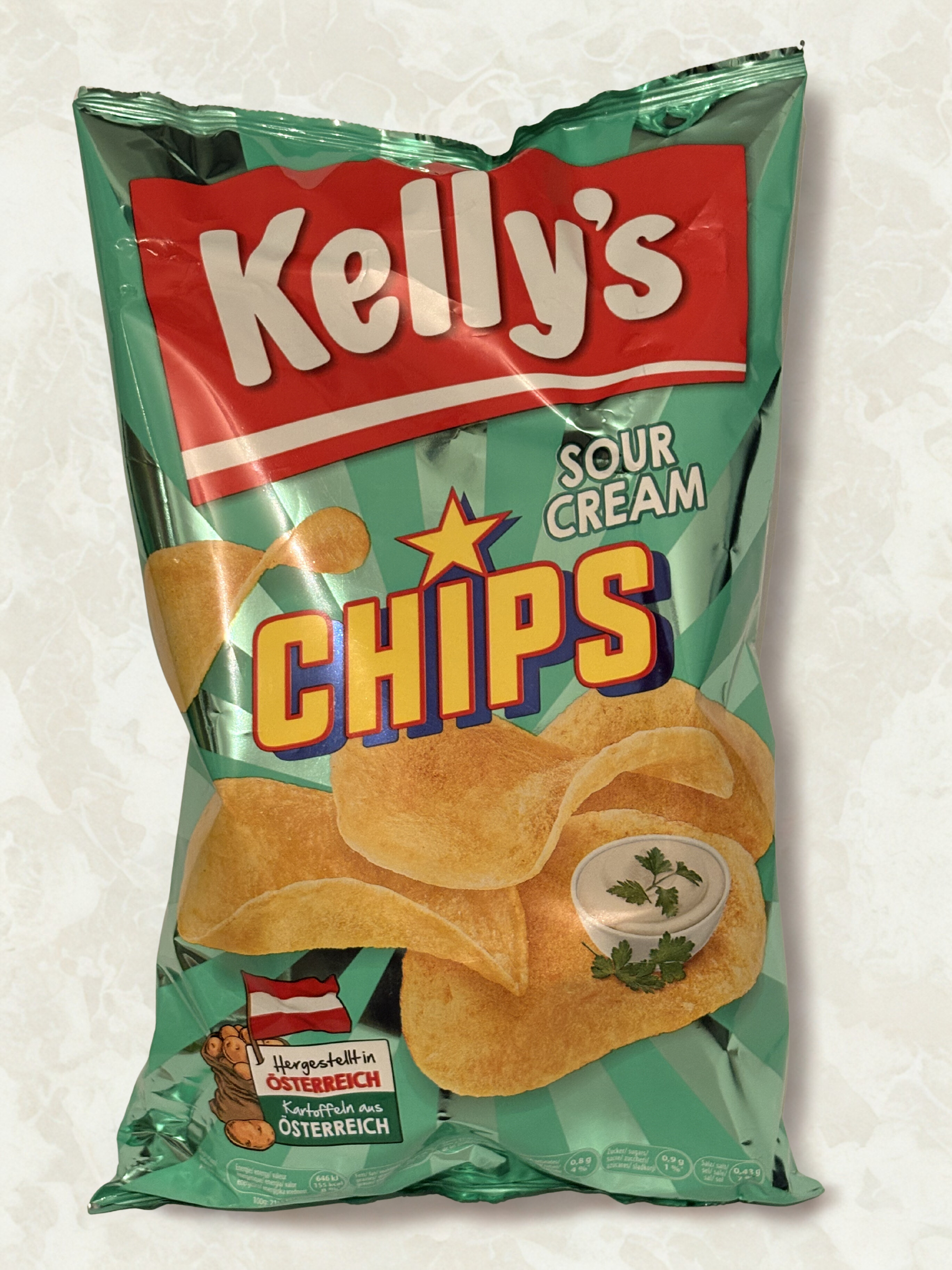 Kellys Sour Cream Chips