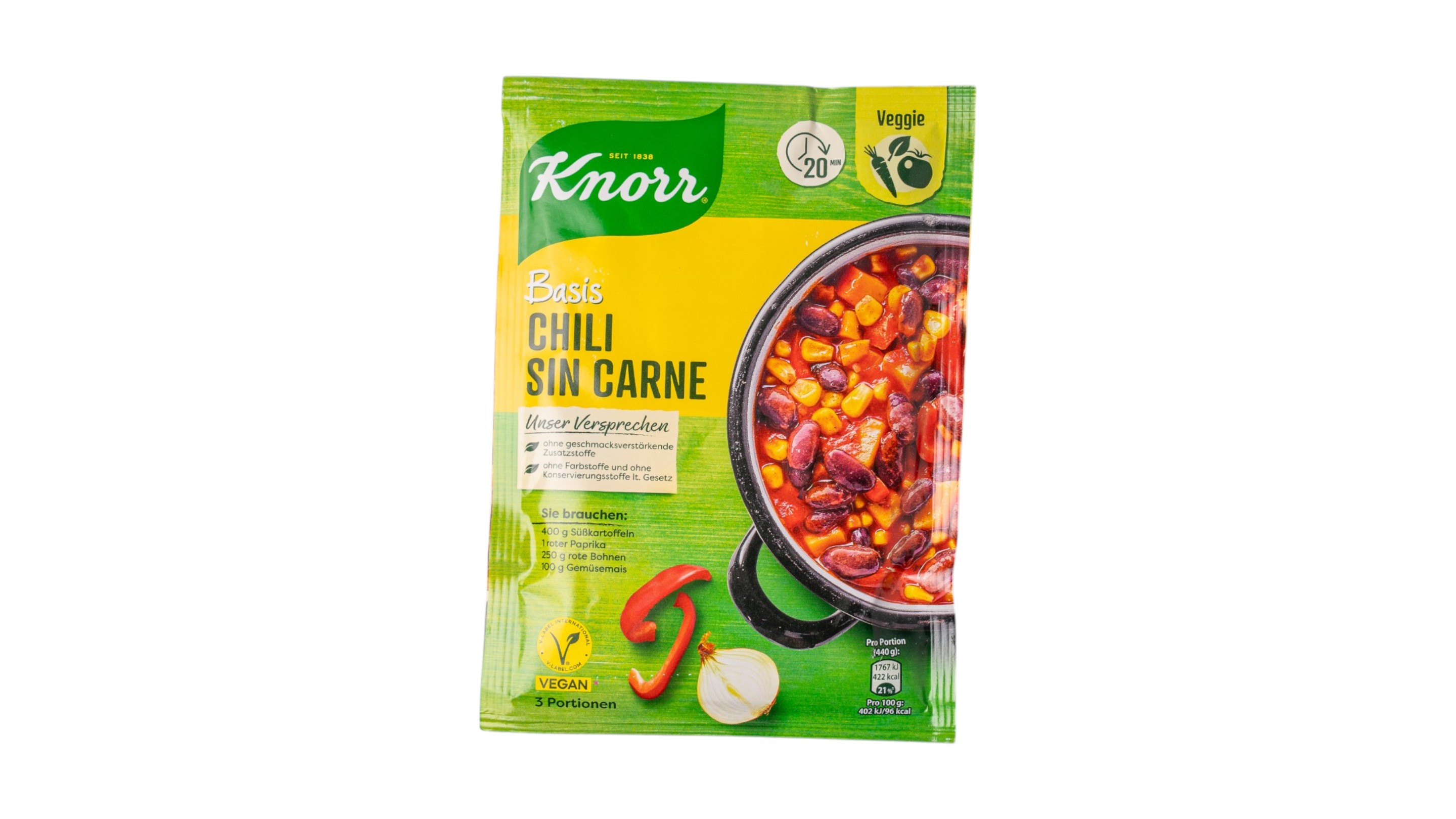 Knorr Chilli sin Carne